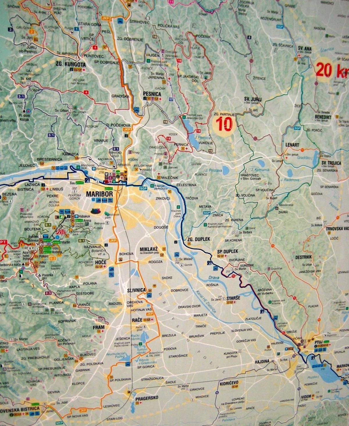 خريطة التخييم سلوفينيا